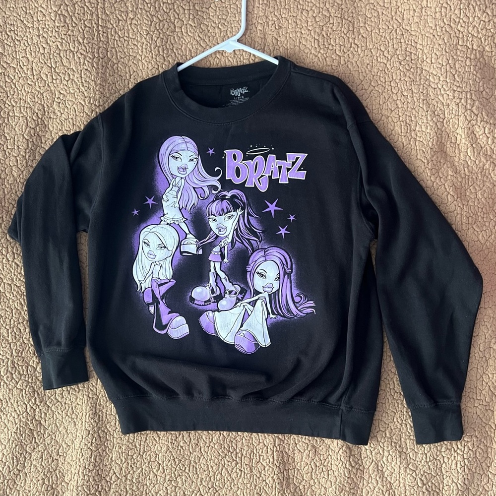 Black Purple Bratz Crewneck size Large
